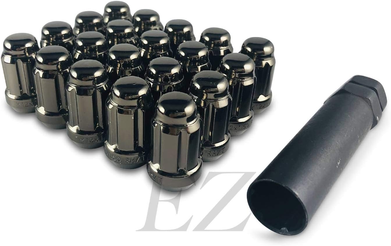 20 Gunmetal Spline Drive Small Diameter Acorn 12x1.5