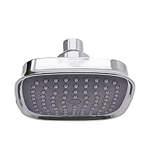 Klaxon Ruby G0199IT0039 Plastic Shower Head (Silver, Chrome Finish)