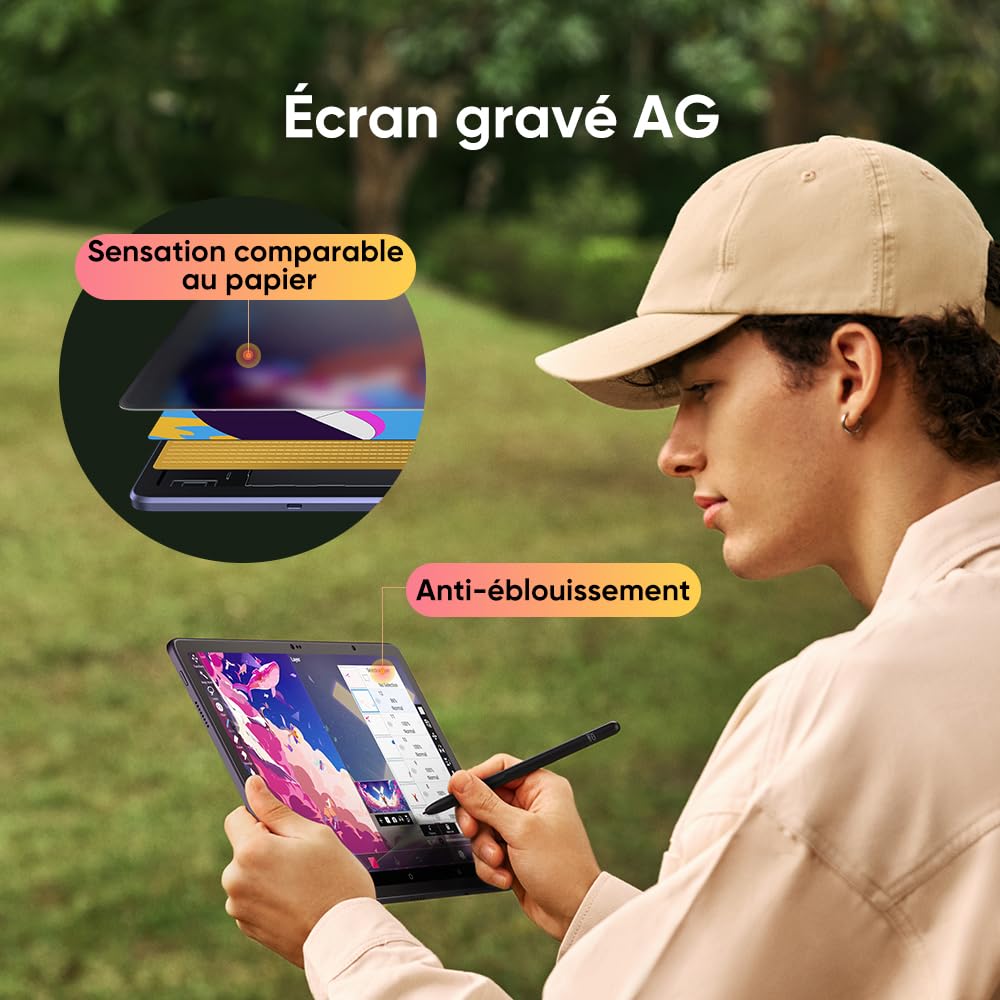 XPPen Tablette Graphique Autonome, Magic Drawing Pad Android 14 Tablette Graphique Dessin avec Écran Tactile 12 Pouces, Stylet à 16K, Résolution 2K, 8 GO RAM + 256 GO ROM (1 to Extensible)