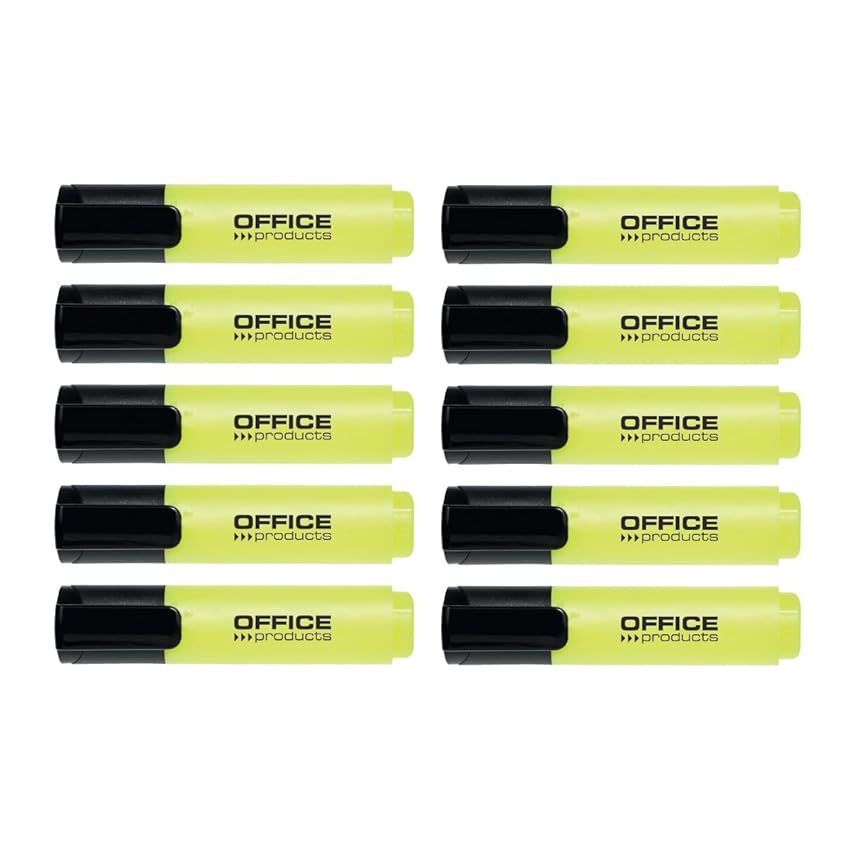 Zakreslacz OFFICE PRODUCTS 2-5mm zólty 10 sztuk