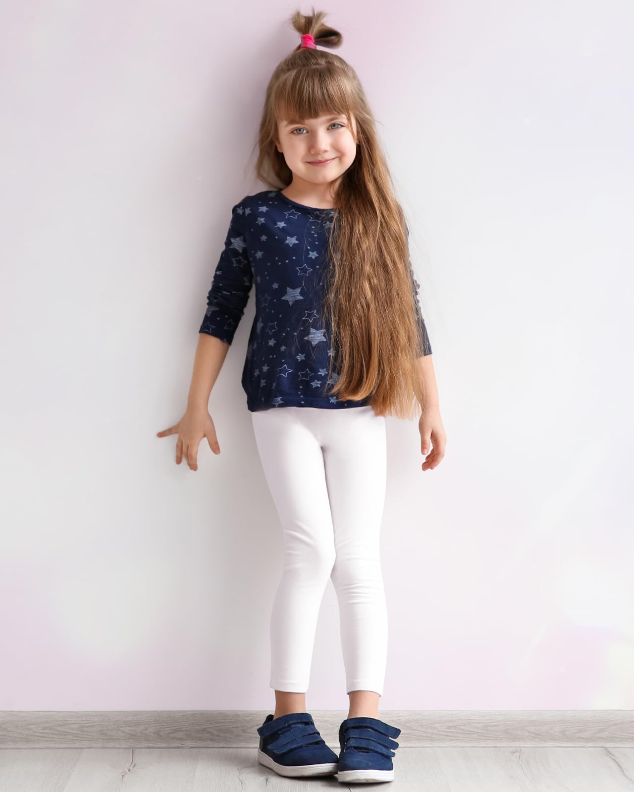 Domee Leggings Cotone Sportivo Lunghi Leggins Pantaloni Bambina