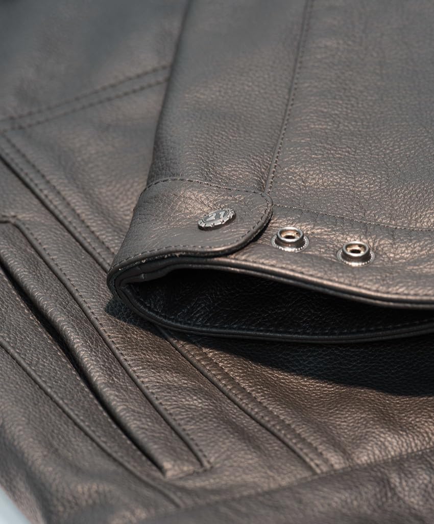 Highway 21 Magnum Vest, Genuine Leather Vest for Men and Women, Outerwear for Rugged Riding