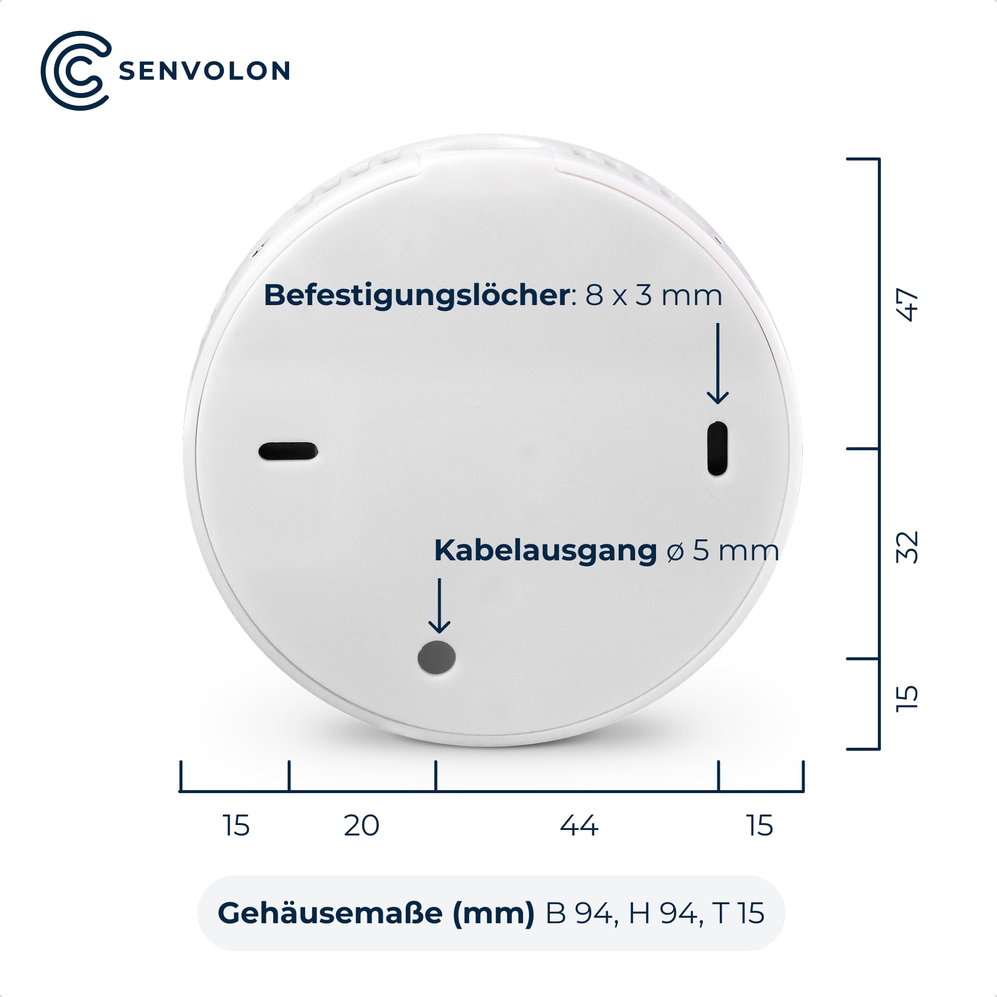 Präsenzmelder KL MZ WLAN – Smart Home Bewegungsmelder (60 Ghz) mit Anwesenheitserkennung und Zoneneinteilung – Klimasensorik - für Home Assistant, OpenHAB, ioBroker oder Node-RED (MQTT)