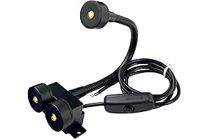 24V 5W LED Light with Adjustable Direction and Voltage Stabilizer for 3D Printers