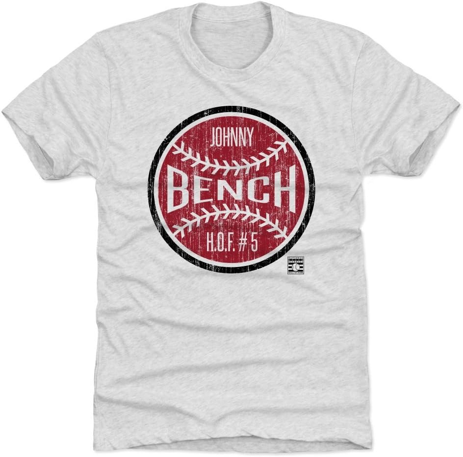 500 LEVEL Johnny Bench Men's Premium T-Shirt - Johnny Bench Ball R