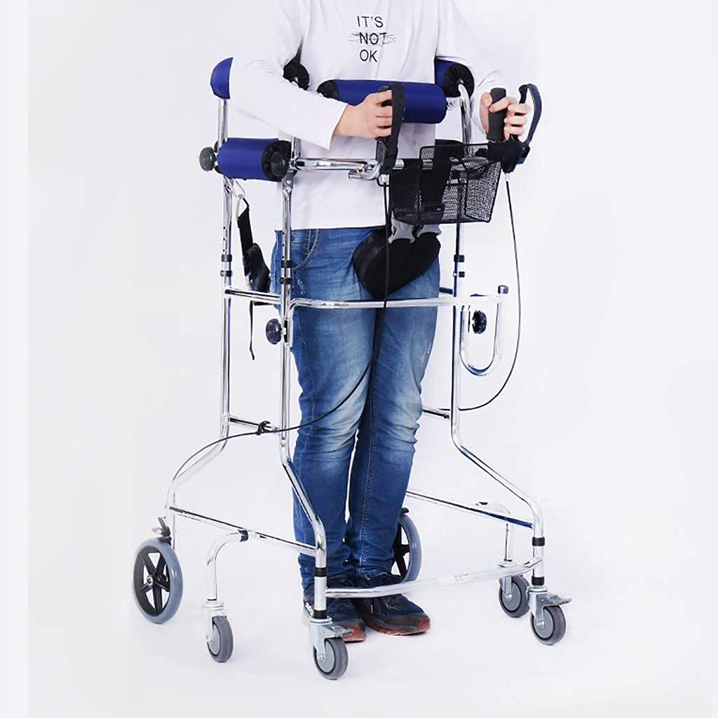 Walker, attrezzature mediche per pazienti con ictus emiplegia, attrezzature per la riabilitazione con seduta, supporto per deambulazione assistita per anziani e disabili