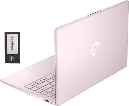 HP Flagship 14" HD Student & Business Laptop Intel N150 CPU Beats i3-1115G4, 16GB RAM, 288GB Storage 128GB UFS + 160GB Docking Set, 1 Year Office 365 & AI-Copilot, Webcam, Bluetooth, Win 11s, Pink