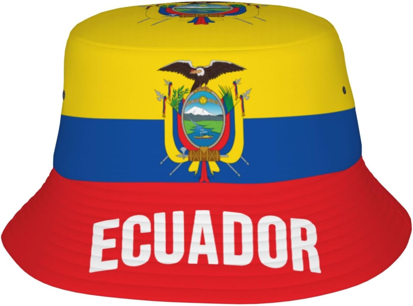 Ecuador Flag 2026 Bucket Hat Supporter Cheer Fans Team Fisherman Hats Black