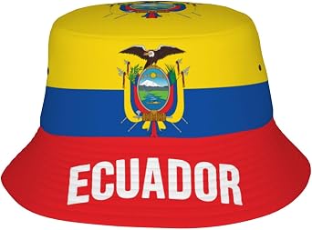 Ecuador Flag 2026 Bucket Hat Supporter Cheer Fans Team Fisherman Hats Black