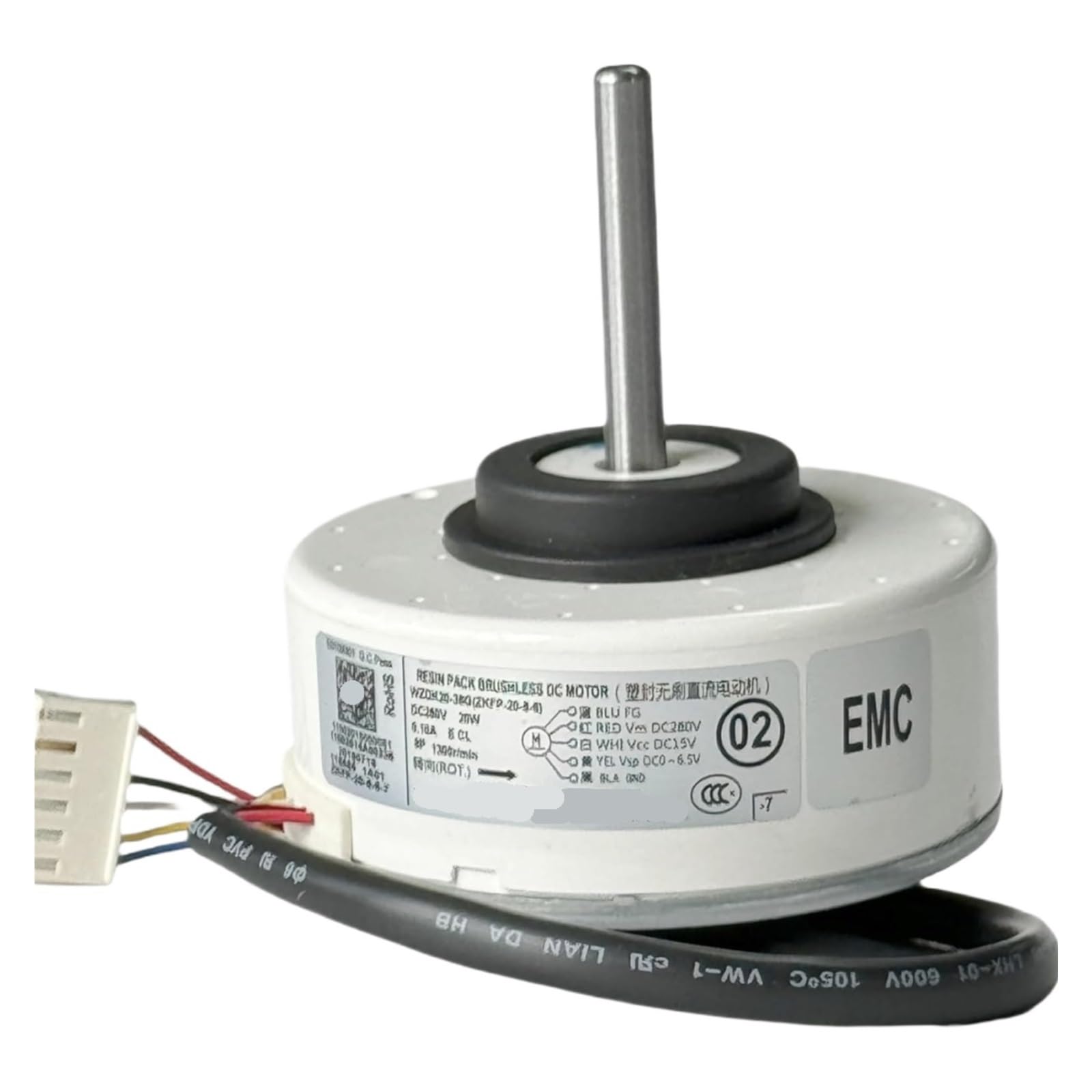 10er-Pack, Klimaanlagenmotor, WZDK20-38G ZKFP-20-8-6, Bürstenloser DC-Lüftermotor, 20-W-Inverter-Klimaanlage, Bürstenloser DC-Motor