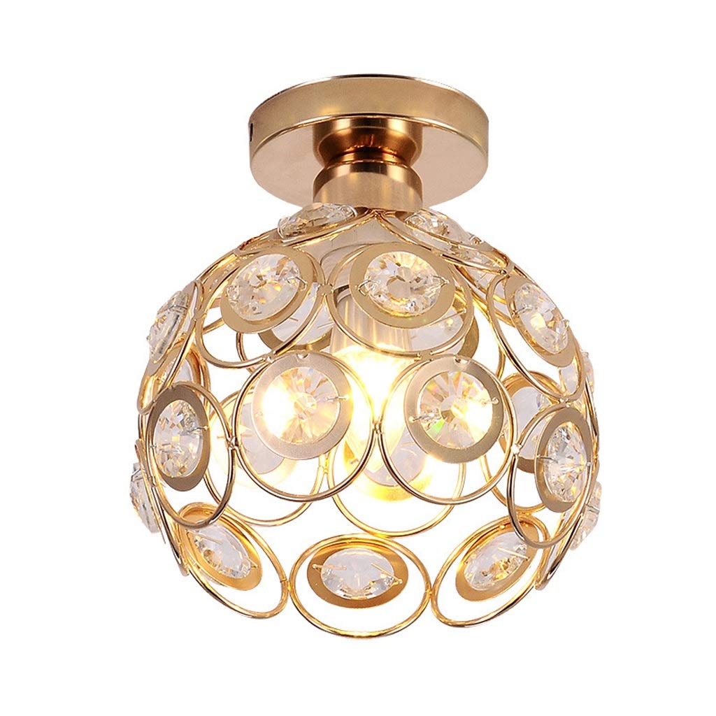 Lustre en cristal or pour créer une ambiance douce à la maison