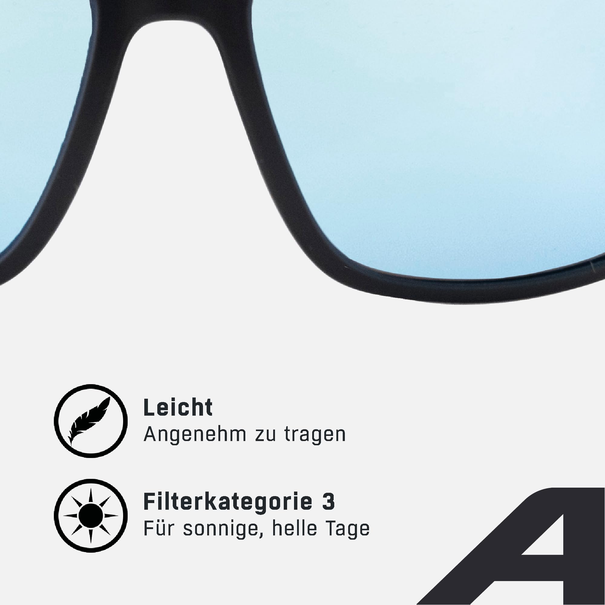 ALPINA NACAN I - Verspiegelte und Bruchsichere Sonnenbrille Mit 100% UV-Schutz Für Erwachsene