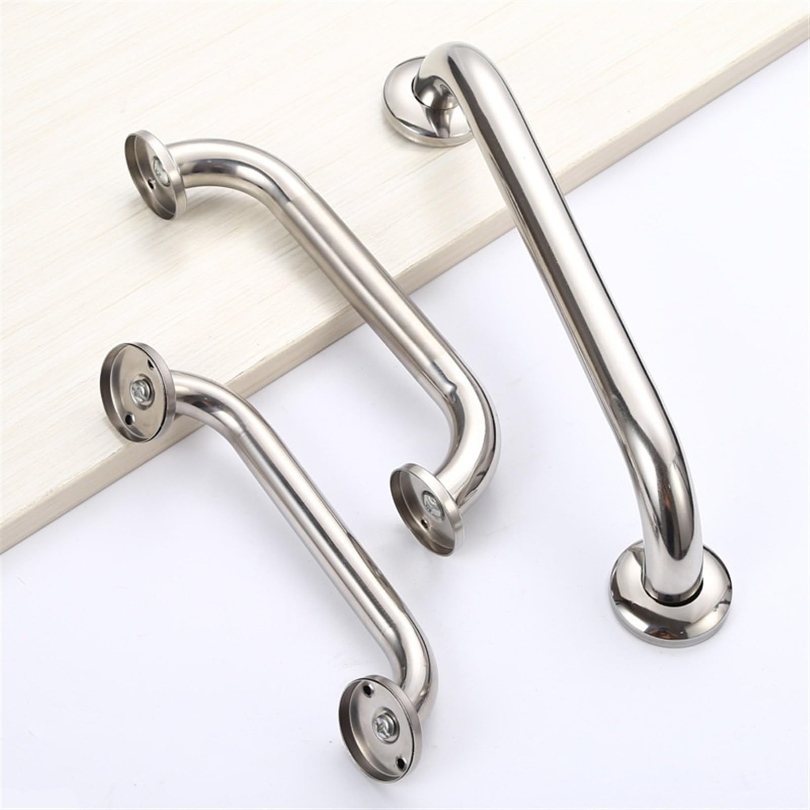 Barra de Apoyo para baño, Barras de Apoyo de Acero Inoxidable de 195/230/300 mm para bañera, Inodoro, pasamanos, Soporte de Seguridad para Ducha, toallero (Barra de Apoyo de 230 mm
