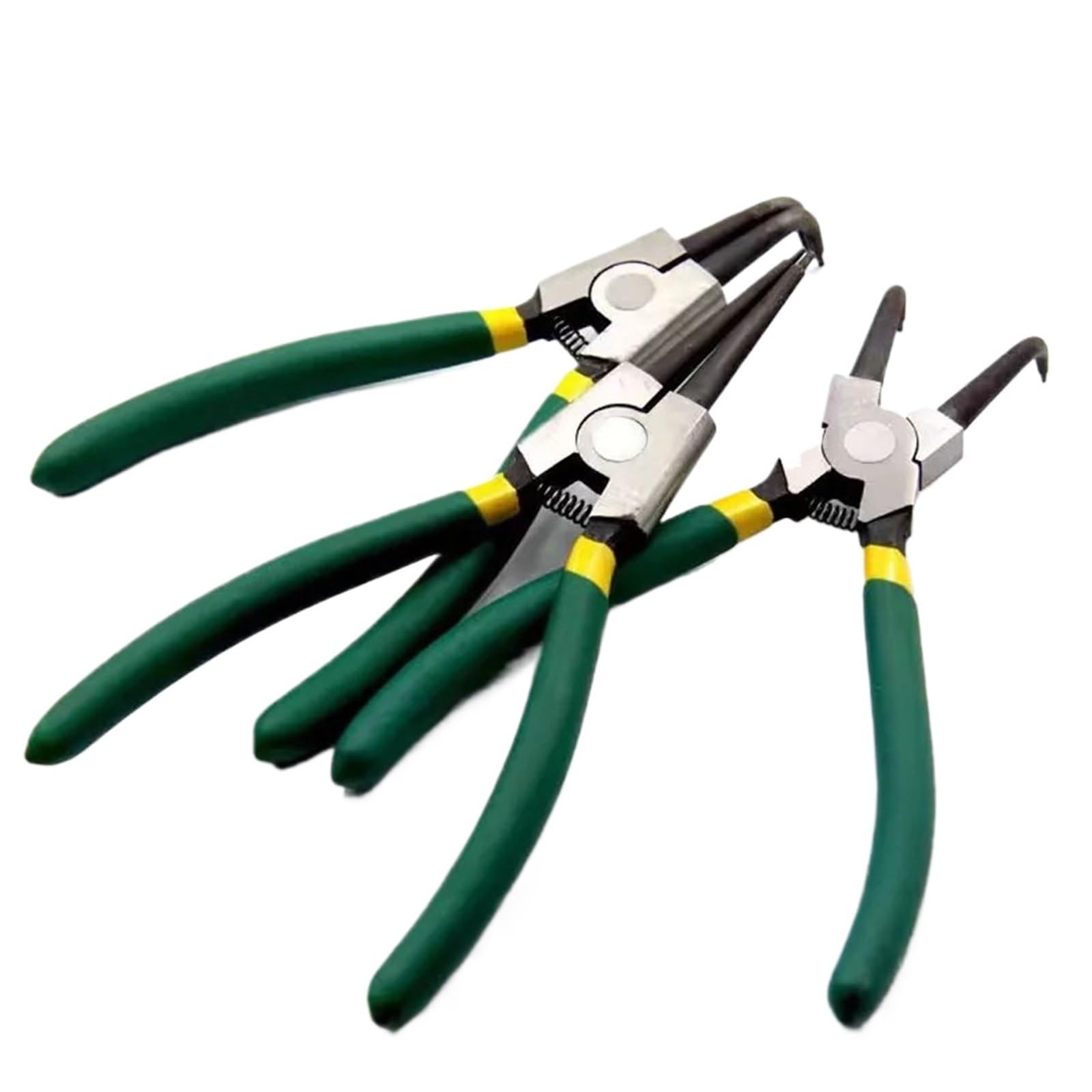 Mdsrfgn Circlip Pliers 4Pcs Pliers Kit Snap Ring Pliers Set Internal/External Circlip Install Uninstall Kits Rings Puller Hand Plier(,13Inch)
