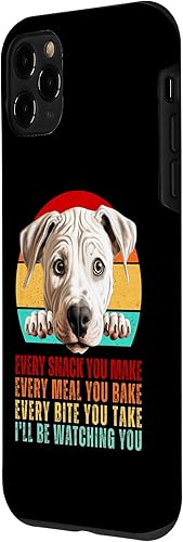 Vista 2 de iPhone 11 Pro Funny Dogo Argentino Puppy Argentine Dog Every Snack U Make Case