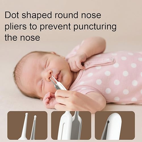 Miniatura 6 de Juego de cortaúñas para bebés con seguridad para bloqueo de niños, cuidado de uñas 4 en 1 para recién nacidos y niños, juego de regalo de aseo