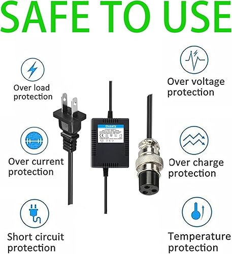 Miniatura 3 de AC17VX2 1500mA para mezclador de consola mezcladora Adaptador de corriente alterna Conector de 3 pines Enchufe para Yamaha