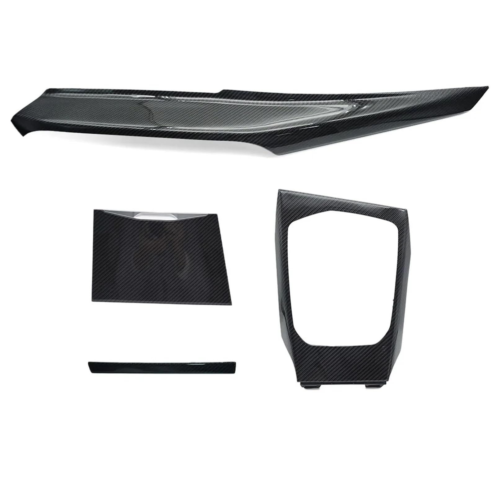 OZHXXCA Carbon Fiber Trim Strip Shift Knob Frame Storage Box Lid Dashboard Panel for G87 for Lci 2026