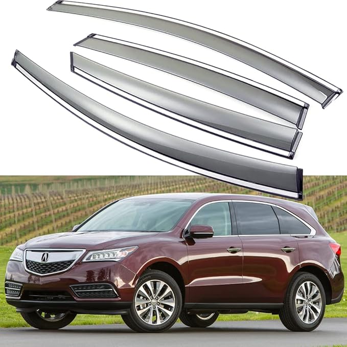 SPEEDLONG Car Window Visor Vent Shade Wind Deflector Sun