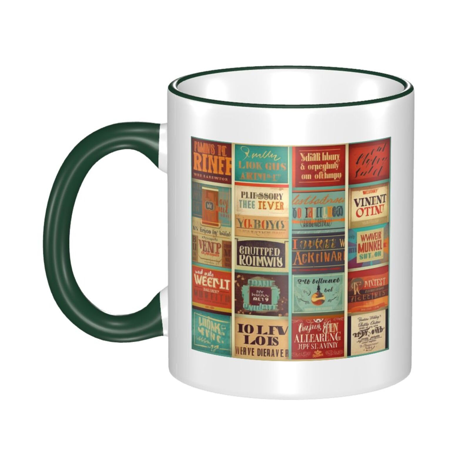 Mug imprimé pour cappuccino OUSIKA tasse céramique pour le bureau