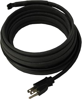 King Electric SRP126-62 120V Self Regulating Pre Assembled Pipe Freeze Cable Kit, 62.5'