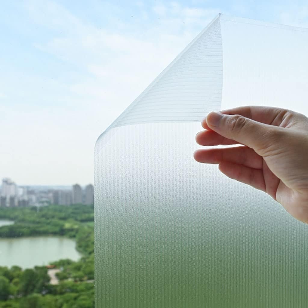Window Privacy Film Window Film Window Film Electrostatic Frosted Glass Paste Sunshade Heat Insulation Film Suitable for Bathroom Sliding Door Stickers Blackout Window Film Window Films (Color : B,
