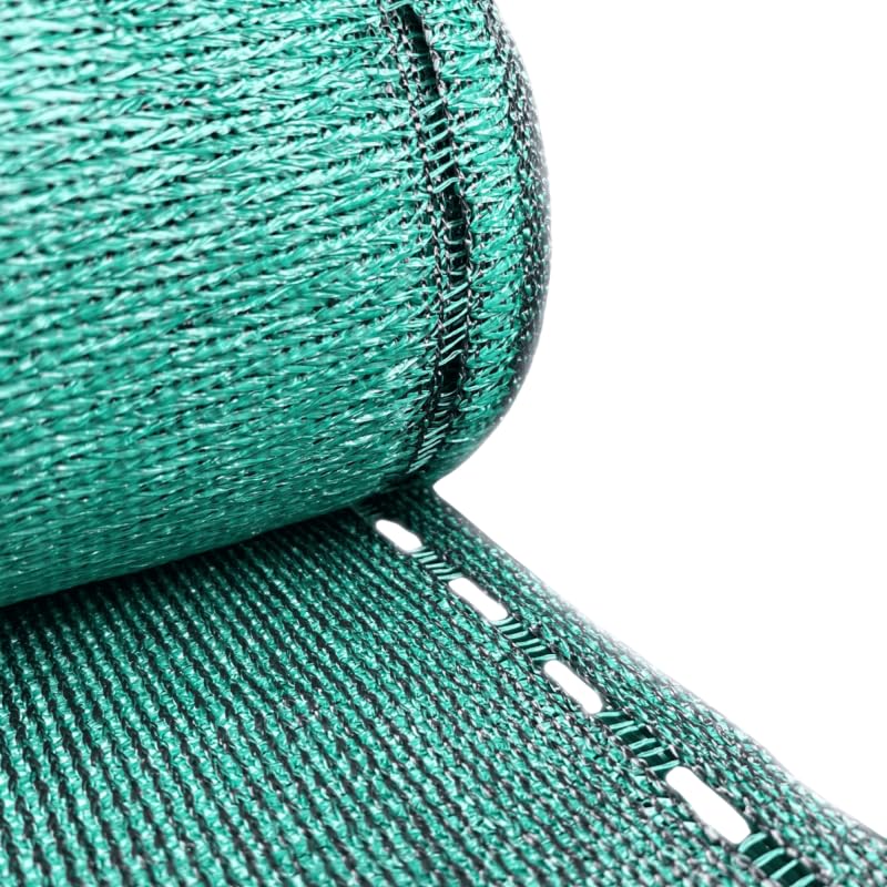 Telo ombreggiante TOTALNET PLUS 100 percento verde - 1,5 x 30 m rete oscurante 220 g/m2, frangivista, per divisori giardino, schermature per privacy balconi, cancellate, ringhiere