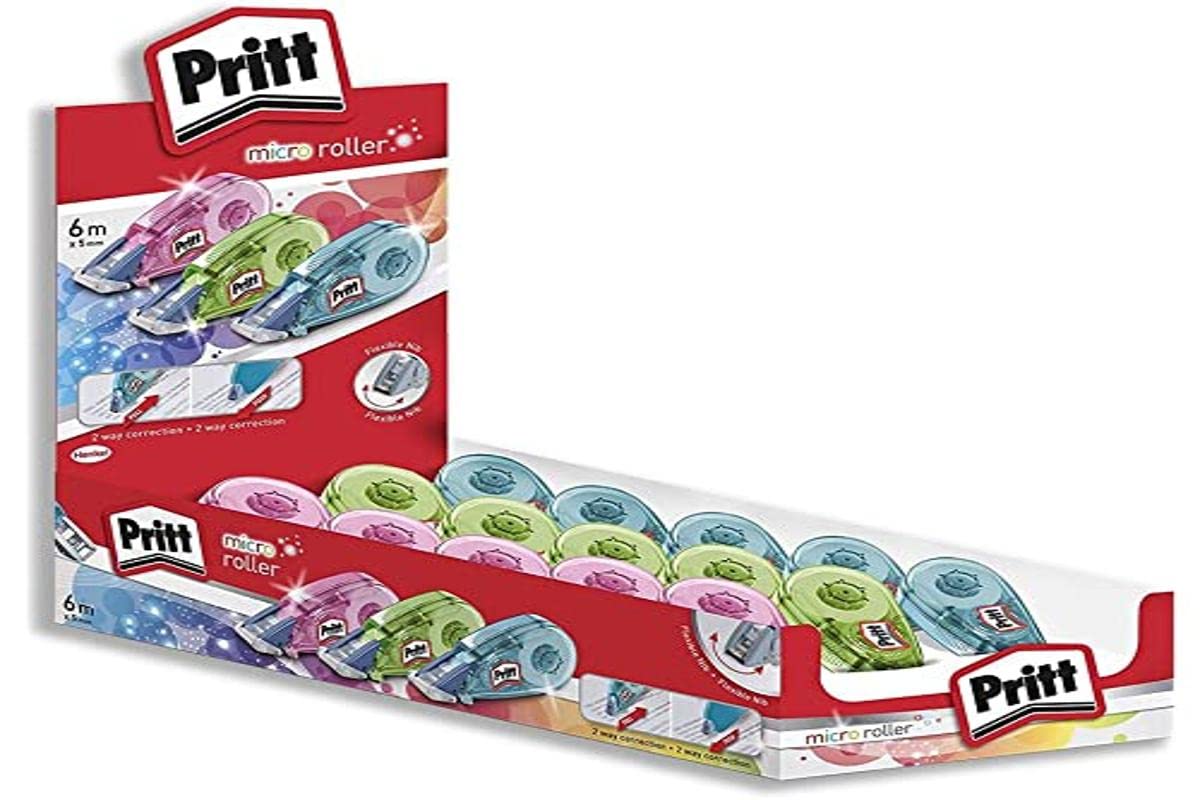 Pritt Correttore a rullo Micro, in display da 15 pezzi