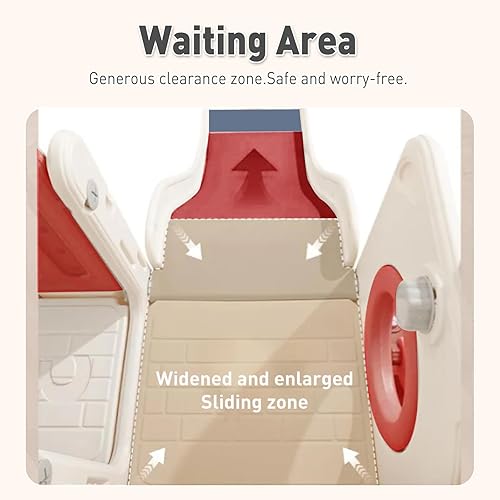 Miniatura 7 de Juego al aire libre 12 en 1 para niños pequeños (rojo)