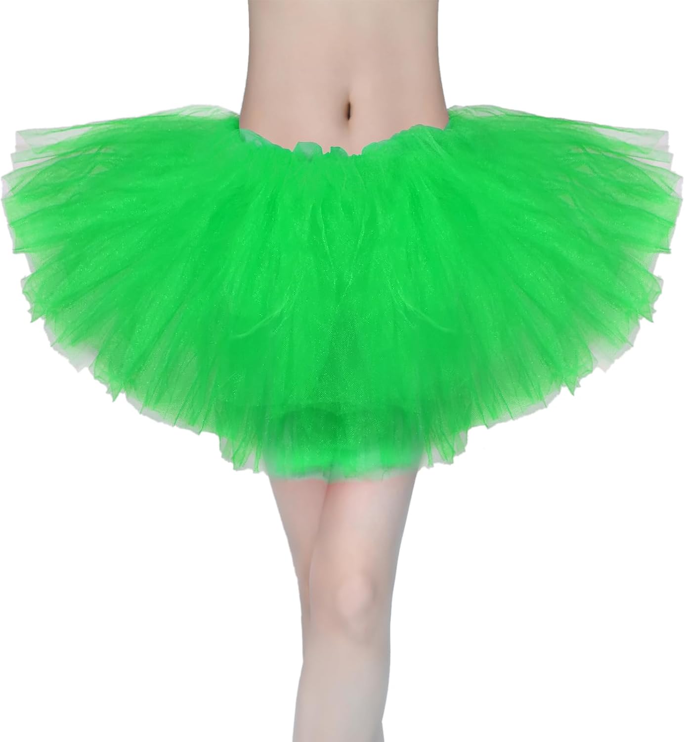 Adult Tutu Tulle Skirts for Women,5 Layered Short Tutu,Ballet Cheerleading Girl Cute Skirts,for Cosplay Dance Party Costume