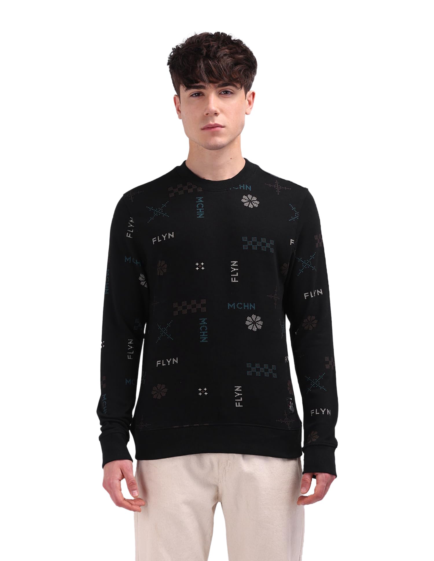 flying machine Men's Relaxed Fit Sweatshirt| Printed-picture-29