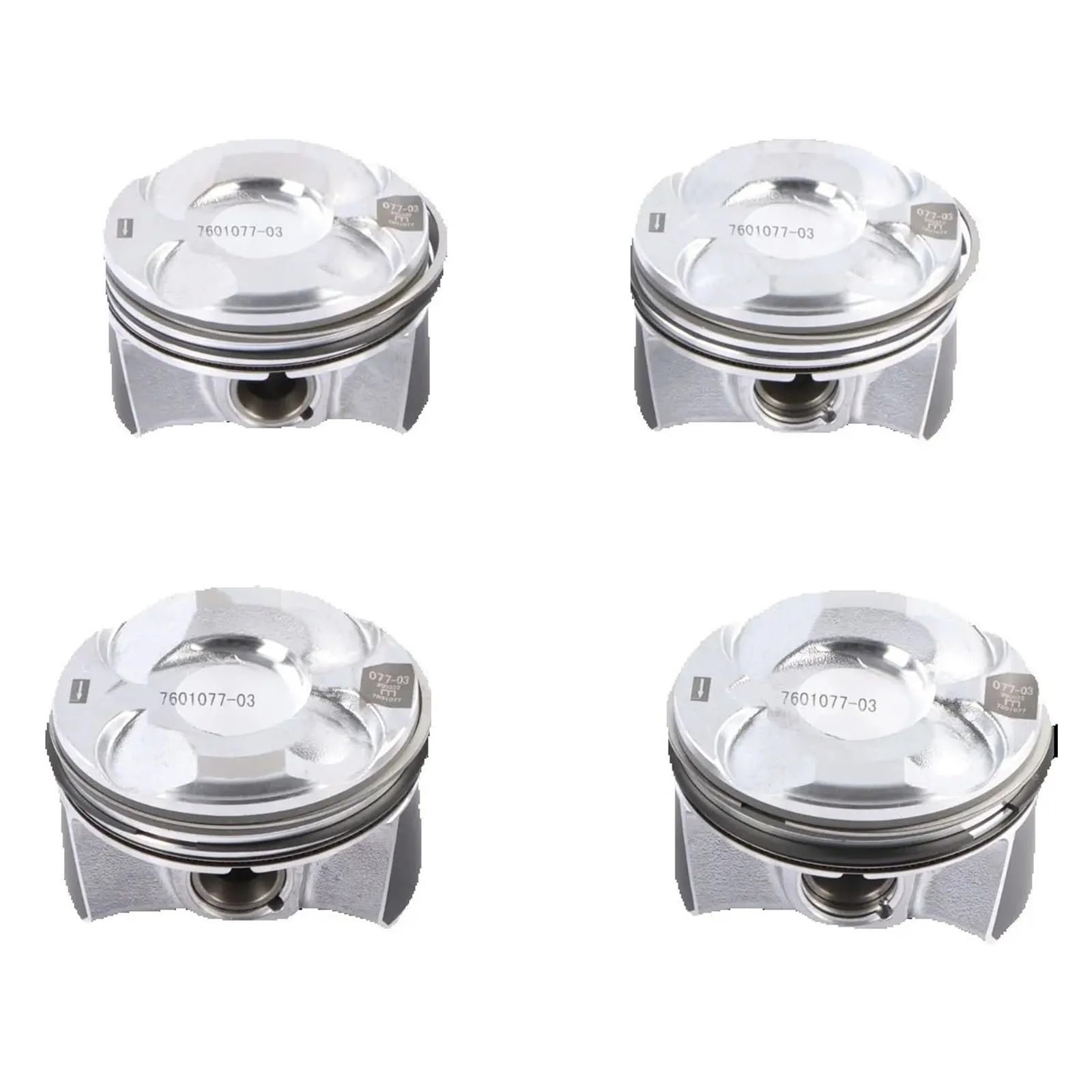4 Szt. Zestaw Tłoka I Pierścieni 11257601181 N18 B16 AC STD Zestaw cylindra i tłoka motocykl Komplet cylinder