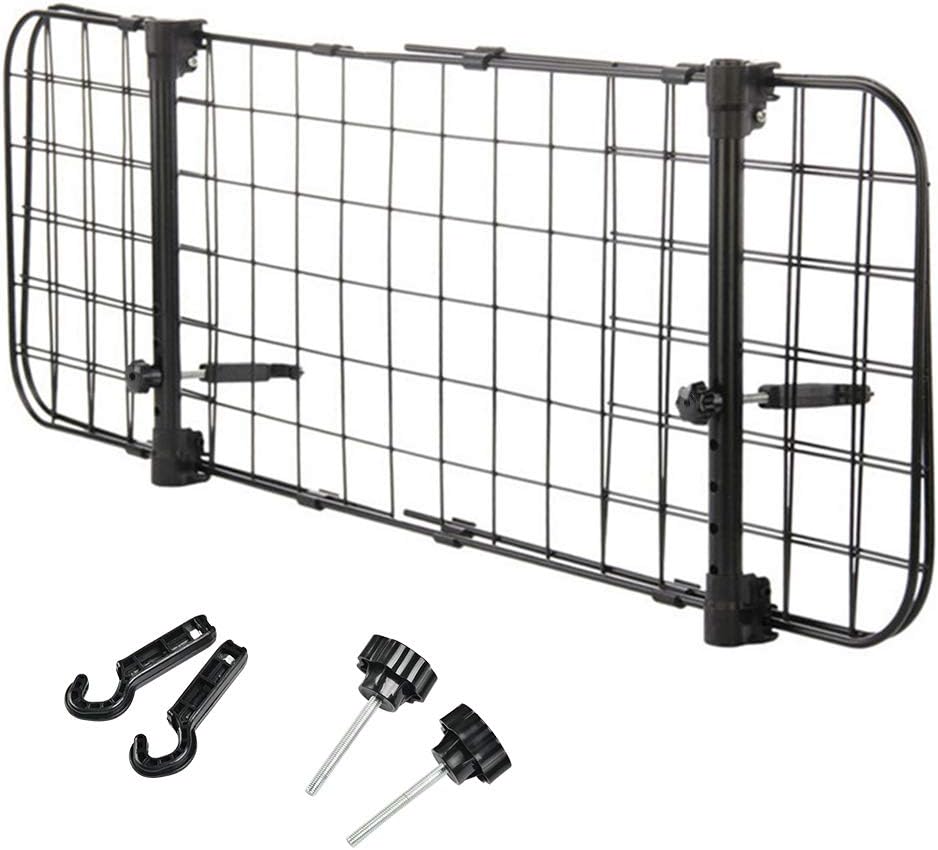 TIMESETL Heavy Duty Pet Dog Car Barrier，Adjustable Mesh Dog Guard,Vehicle Fence Protector, Universal Car Pet Dog Guard Wall for Cars, Suitable for Pets