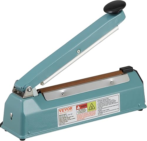 Miniatura 10 de VEVOR Sellador de impulso de 8 pulgadas, máquina de sellado térmico manual con modo de calefacción ajustable, selladores de bolsas de envoltura
