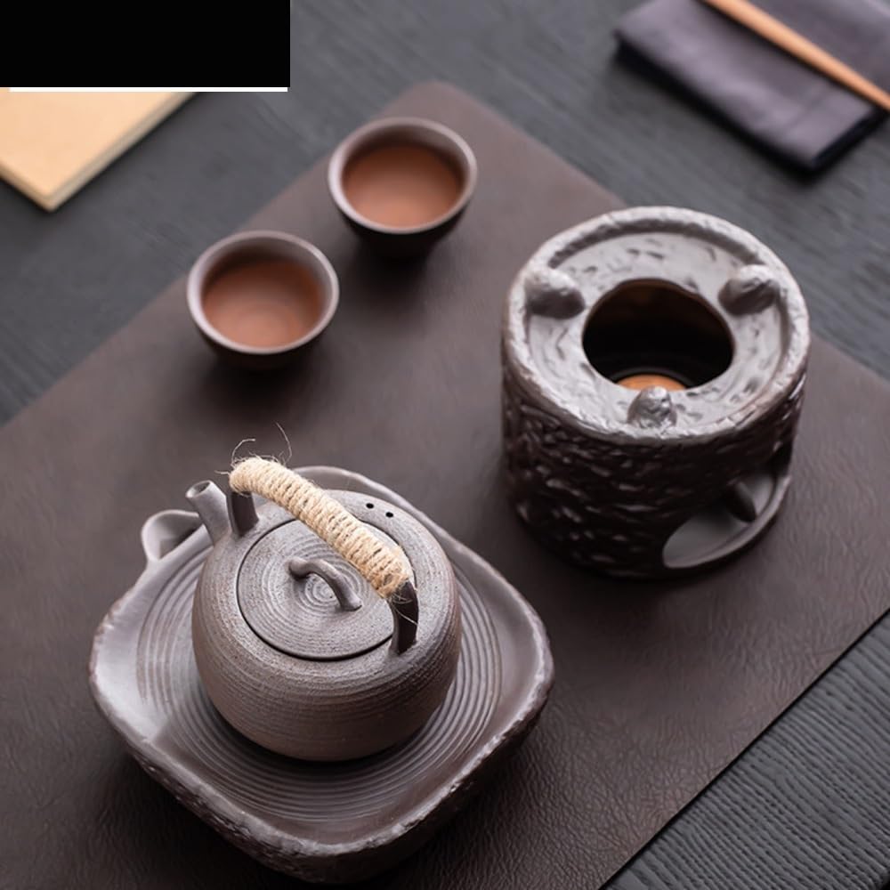 Ceramiczny czajniczek 200 ml nieszkliwiony gruby garnek do herbaty czajnik do namaczania herbaty z otworem kulowym Teaset naczynia do picia luźna herbata liściasta stroma dzbanek do herbaty ceramiczny