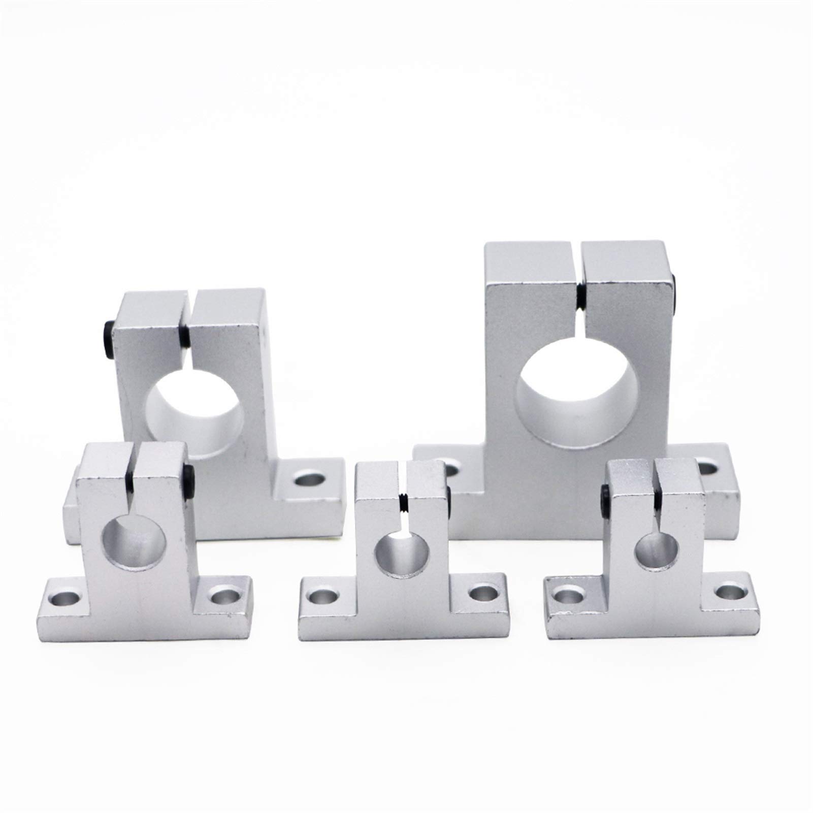 4 Stück/Los SK8 SK10 SK12 SK16 SK20 SK25 SK30 SK35 8mm Linearlager Führungswelle Halter XYZ CNC-Fräsmaschine SH8A Edelstahl 3D-Druckerteile (16MM)