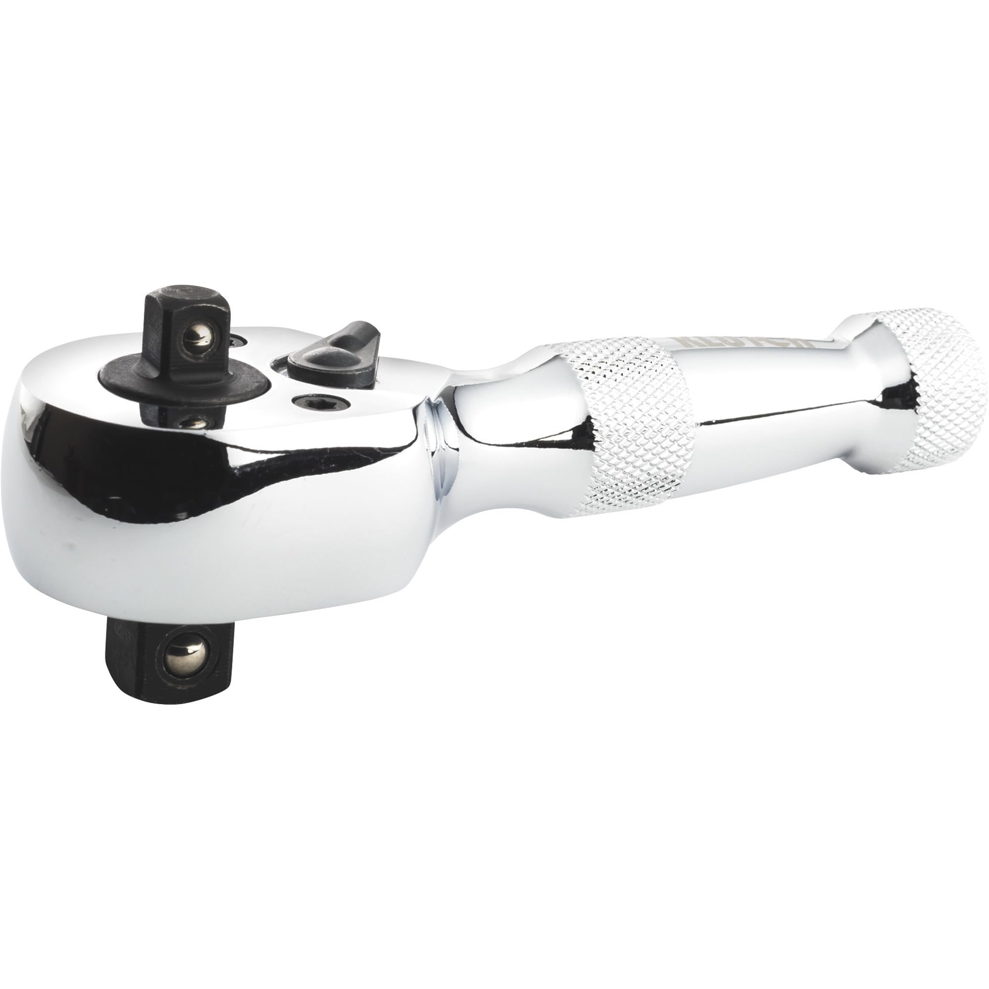 Klutch 4in. Dual Head Mini Ratchet - 1/4in. and 3/8in. Drive