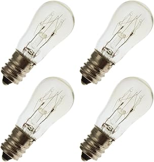 Industrial Performance 10S6/10 230V, 10 Watt, S6, Candelabra Screw (E12) Base Light Bulb (4 Bulbs)