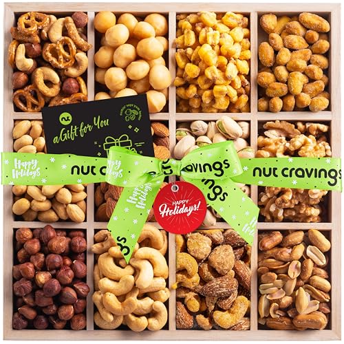 NUT CRAVINGS Gourmet Collection (12 Assortments) Christmas Treats