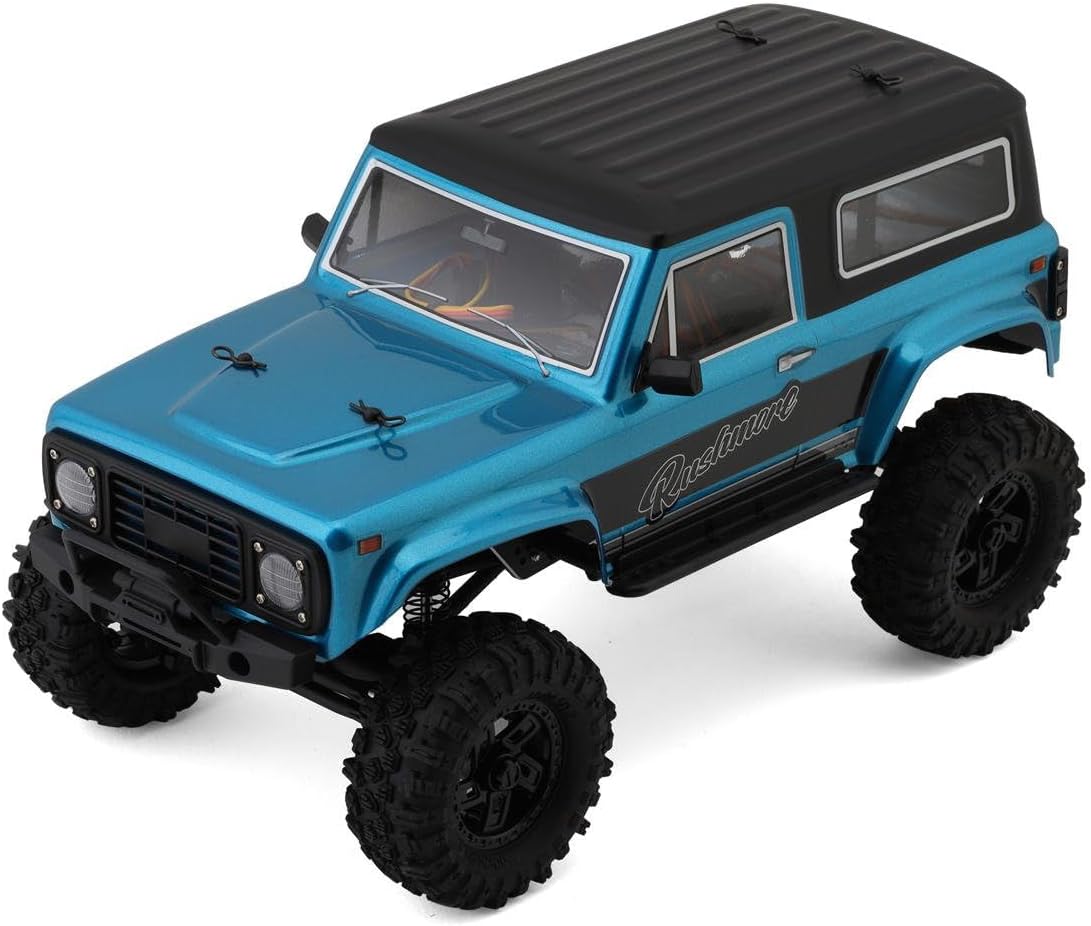 furitek x HobbyPlus CR-18P 2024 Rushmore (Metalic Cyan) Brushless RTR 4WD Off-Road 1:18 Scale All Terrain RC Rock Crawler Waterproof - RC Cars, RC Crawler Toys Vehicles for Adults (FUR-2555)