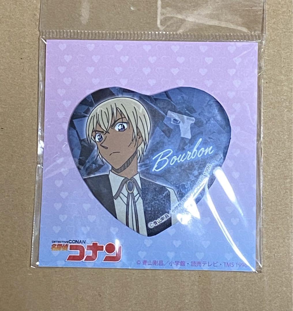 Amazon.co.jp: コナン 黒の組織 安室透 降谷零 バーボン ハート缶  