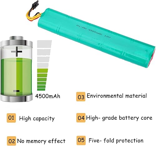 Miniatura 4 de LouSdZoke 4500mAh 12V Ni-MH Aspiradora Batería Recargable para Neato Botvac 70e 75 Botvac Serie D D75 D80 D85 Aspiradoras 945-0129 945-0174