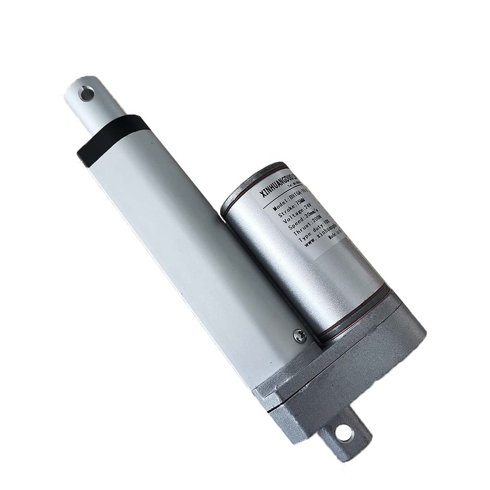 Actuador eléctrico Actuador lineal eléctrico de 12V con control remoto de la fuente de alimentación Soporte de la fuente de mano 25 mm 50 mm 75mm 100mm 150mm for la ventana de la puerta del garaje Pro