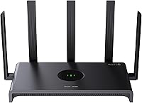 Vista 7 de Reyee Router WiFi 6 AX3200 Router inalámbrico de alta velocidad a Internet con 8 antenas omnidireccionales, enrutador de computadora Gigabit