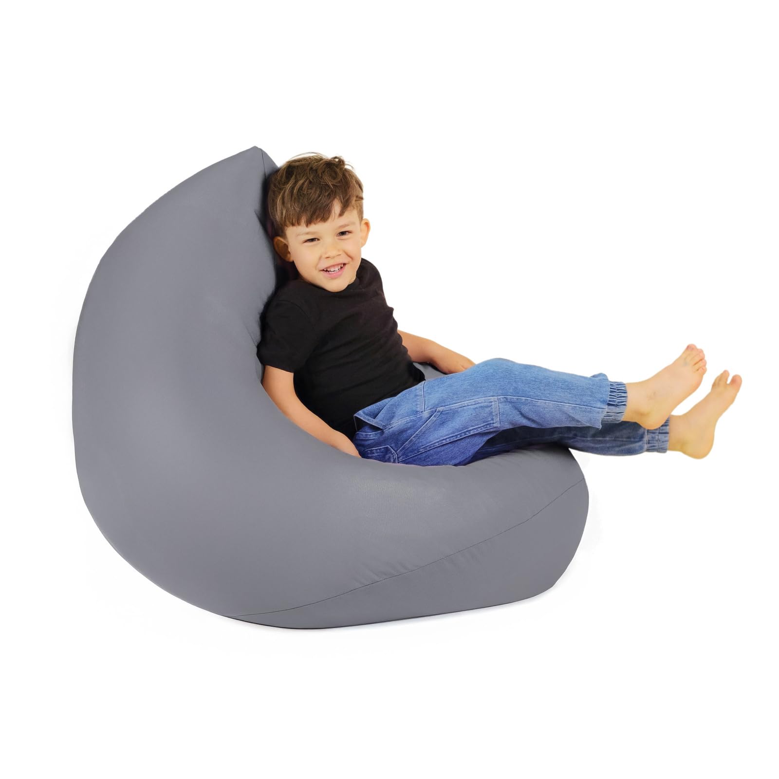 MISIOO Pouf pour enfant - Confortable pour l'extérieur - Pouf d'extérieur pour enfants, parfait pour jouer et se détendre, matériau robuste et imperméable, facile à nettoyer