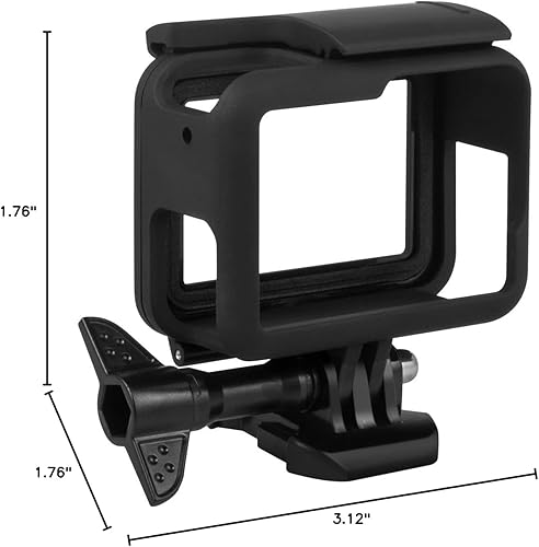 Miniatura 9 de Carcasa para GoPro Hero 7 6 5 Marco Cage Skeleton Compatible con Go Pro Hero7 Negro Plata Soporte Funda GP HB7 Blanco 7 Gopro6 Shell Cuadro Fit