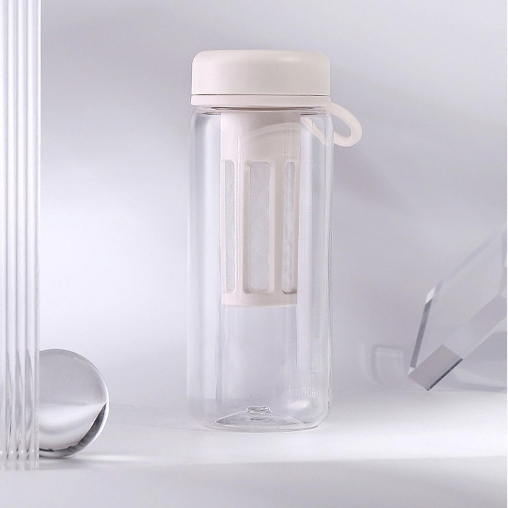 15 Wiederverwendbare Wasserflaschen 600 Ml – Kunststoff, Mit Klappverschluss, Für Sport, Büro & Outdoor
