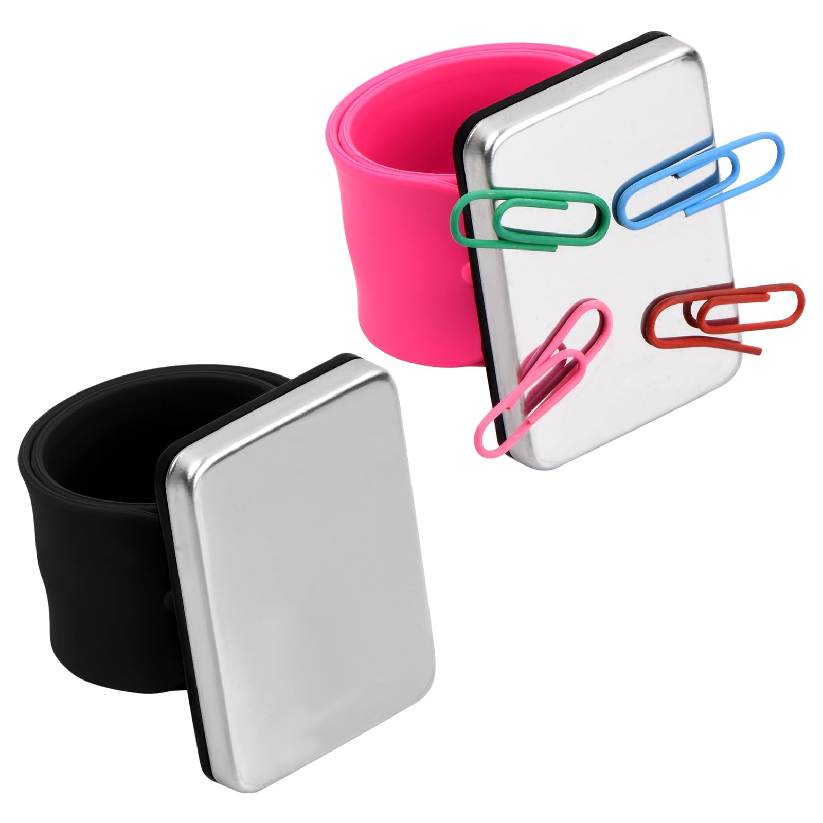 Portaspilli Magnetico A Polso A Forma Di Cuore | Cinturino In Silicone Per Cucito - Foto 11