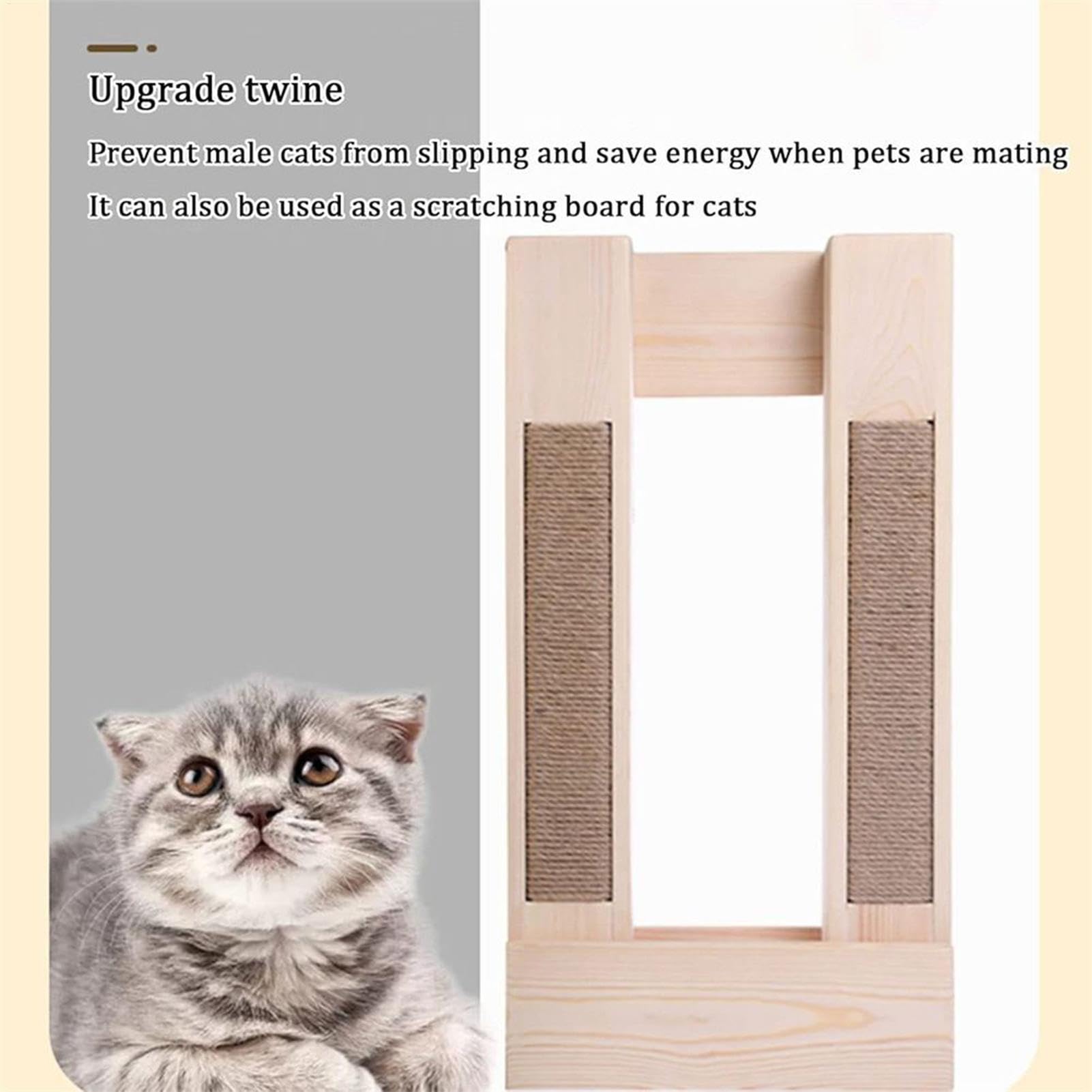 Sgabelli da riproduzione per gatto, sedia da riproduzione di gatti - per accoppiamento a gambe cortometraggi Sedia in legno | Compagno di rimozione della noia per gatti grandi piccoli per