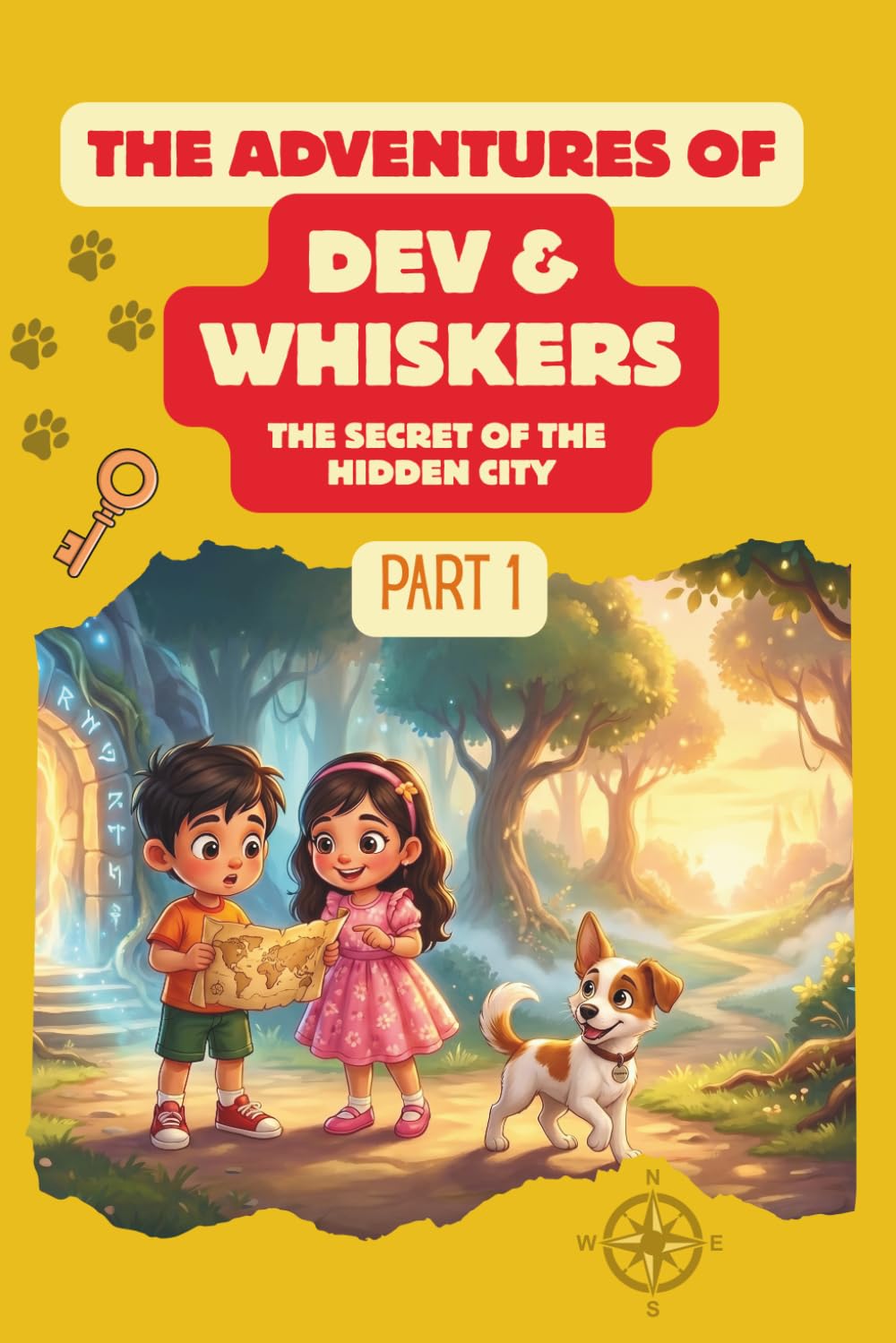 The Adventures of Dev & Whiskers – Part 1 - The Secret of the Hidden City: An Adventure Story for Kids: A Fun and Magical Tale About Friendship, ... Dog (Dev & Whiskers Adventures Part 1)